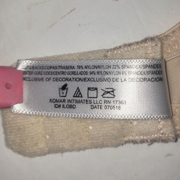 ELLEN TRACY Nude Underwire Bra Size 36B - Picture 7 of 9